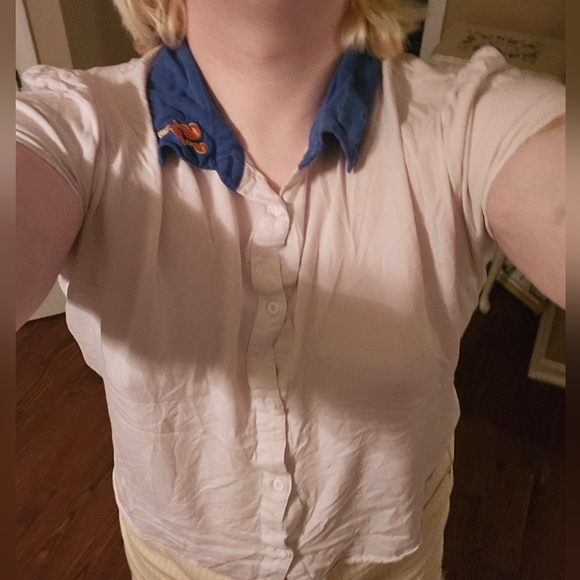 Hot Topic Scooby-Doo! Fred Jones Woven Button-Up - Picture 8 of 10
